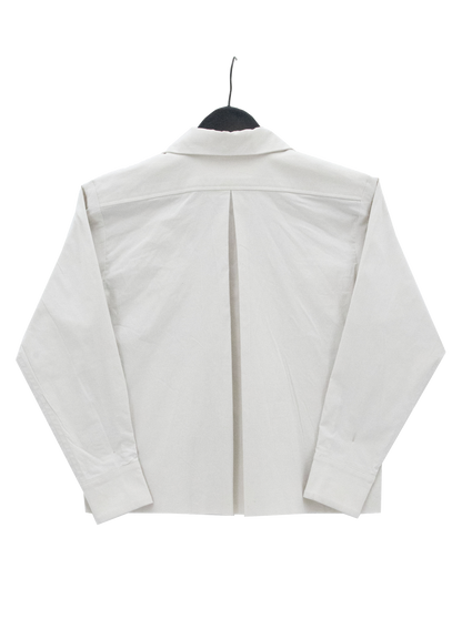 ApronBoy Cream Unisex Cotton Stretch Shirt