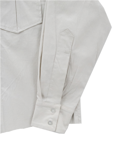 ApronBoy Cream Unisex Cotton Stretch Shirt