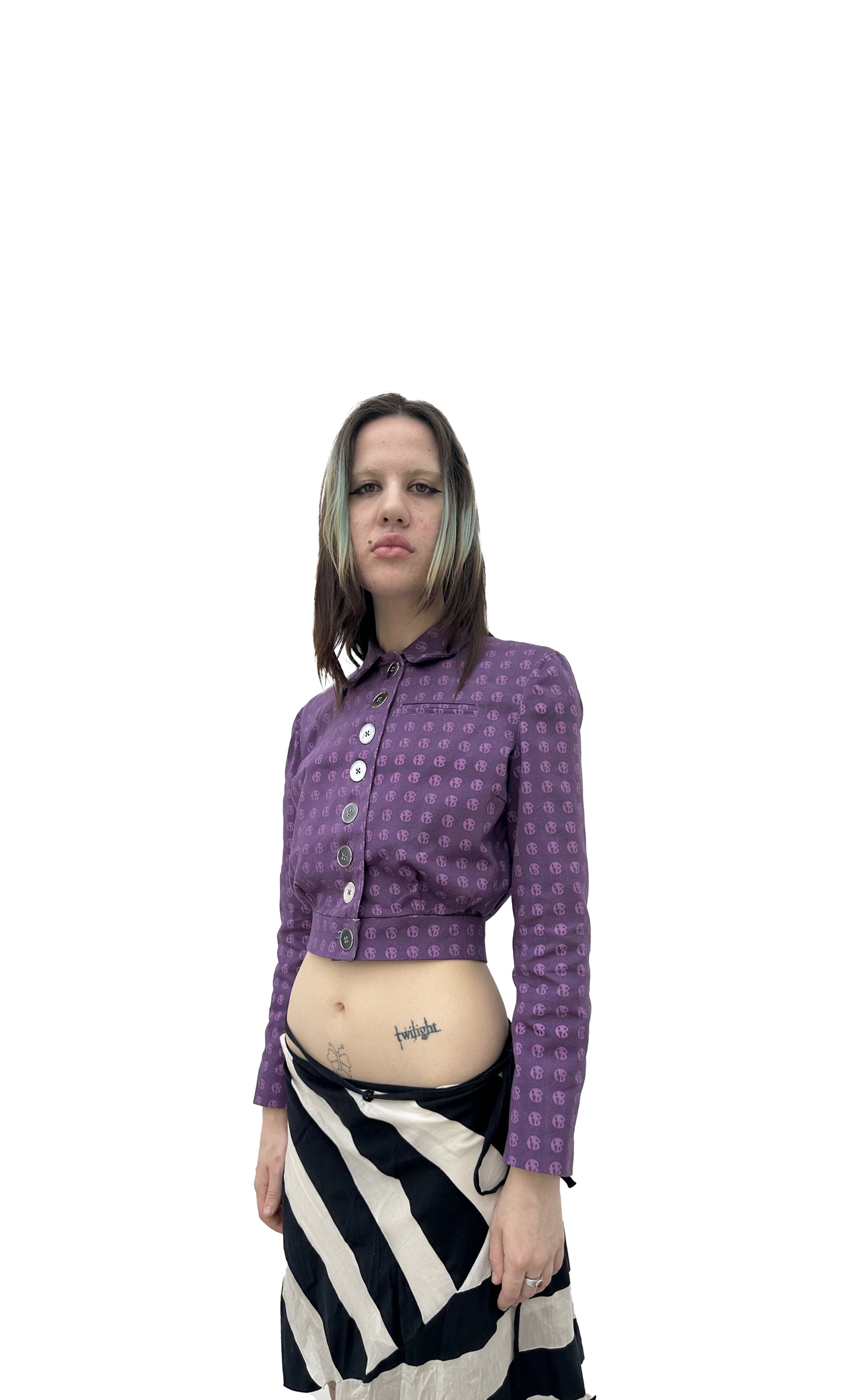 ApronBoy Purple Cropped Jacket