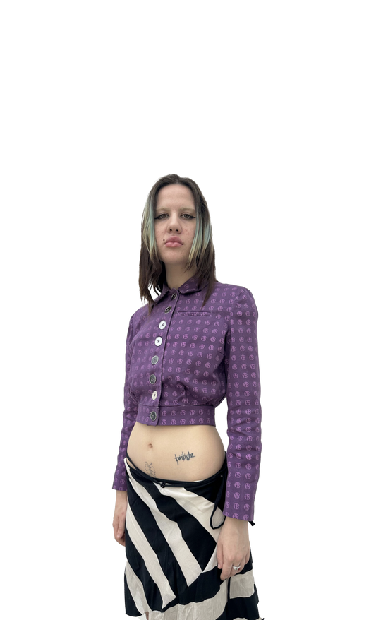 ApronBoy Purple Cropped Jacket