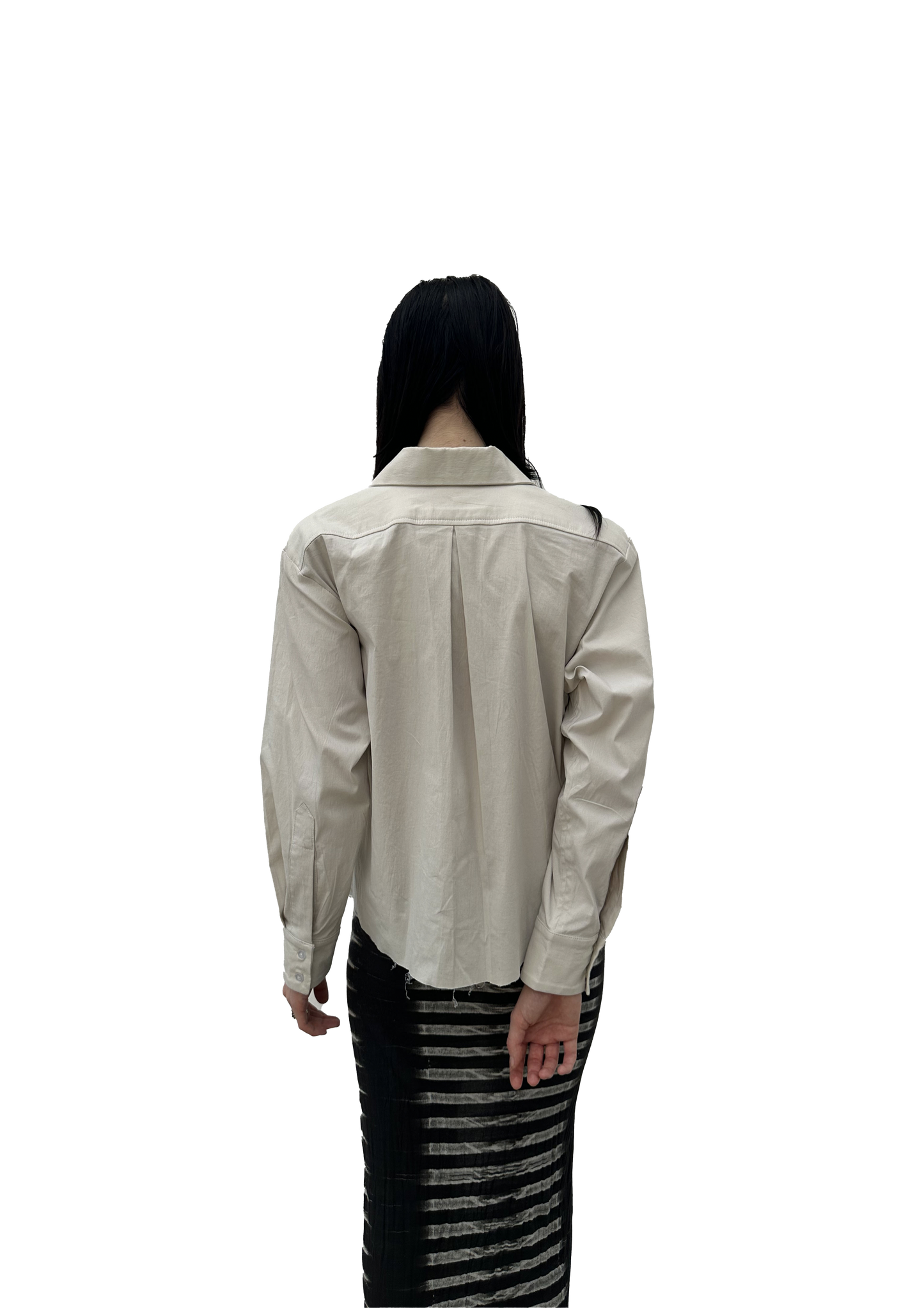 ApronBoy Cream Unisex Cotton Stretch Shirt